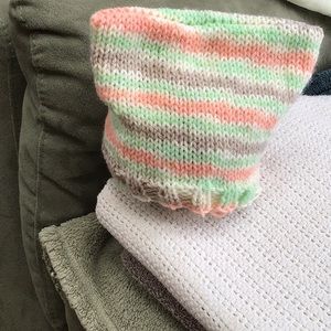Hand knit pussy hat